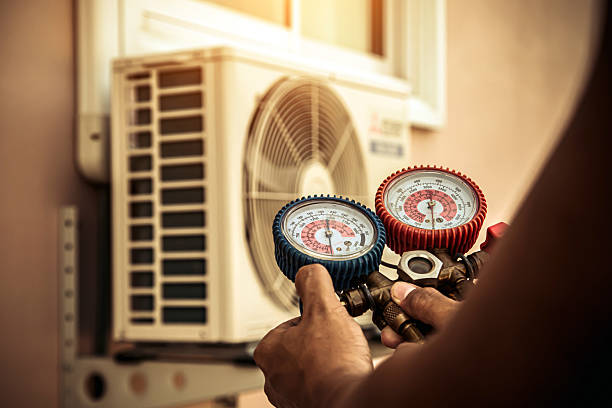 Professional Hvac technician working in West Camp, NY